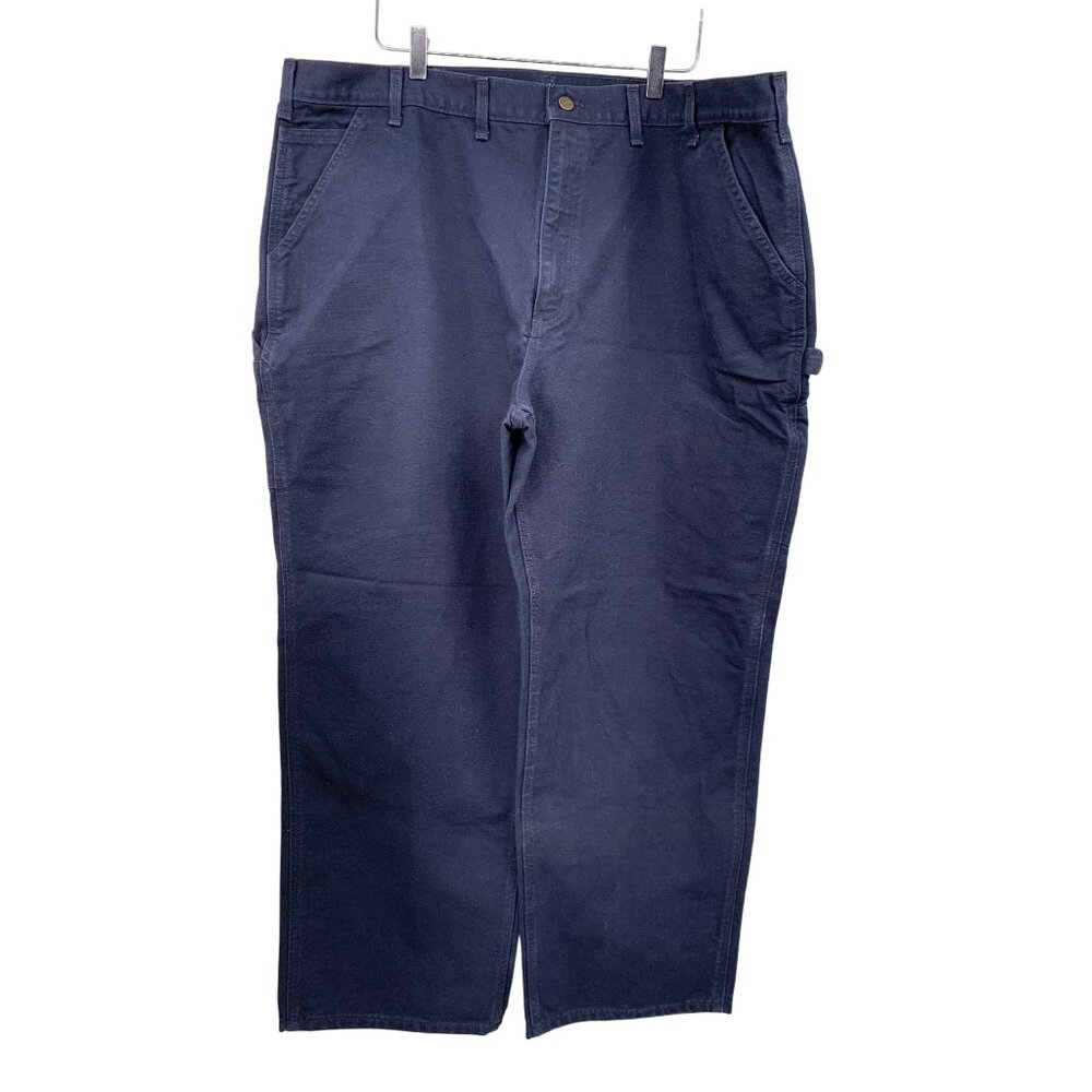 Carhartt Mens Loose Fit Originals B11-MDT 46x30 Midnight Blue Carpenter Jeans Wo